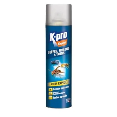 K.PRO Aérosol contre guêpes et frelons 400ml