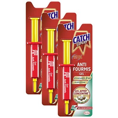 Gel anti-fourmis CATCH – Lot de 3 seringues de 10 g