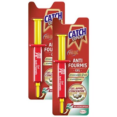 CATCH Lot de 2 Seringues 10 g Gel Anti-Fourmis