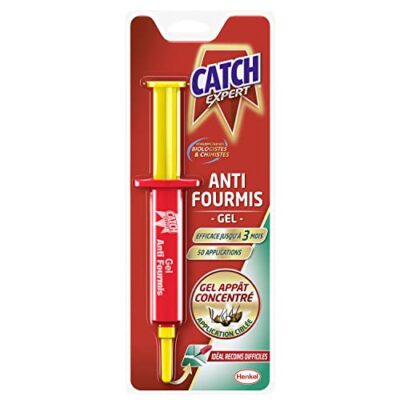 CATCH Lot de 2 Seringues 10 g Gel Anti-Fourmis