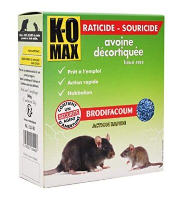 K-Omax Raticide / Souricide, Avoine (140 gr)