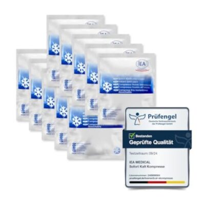 10x Compresse froide instantanée (15,2 x 12,7 cm)