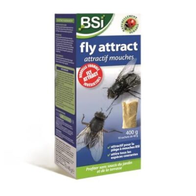 BSI Appât attractif Fly Attract, 10x recharge de 40g pour piège à mouches
