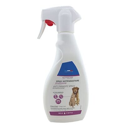 Spray antiparasitaire Francodex à la diméthicone – pour chiens et chats, 500 ml