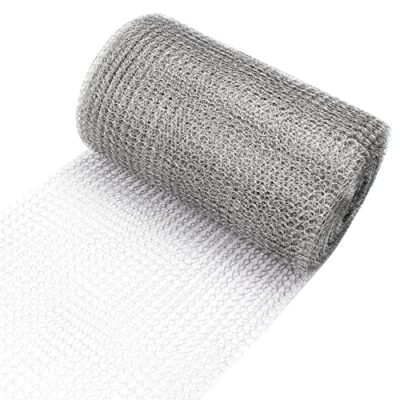 Grillage métallique anti-taupes 9 m x 12,7 cm – rouleau de maille inox anti-rongeurs et insectes, treillis de protection solide pour jardin, pelouse et potager
