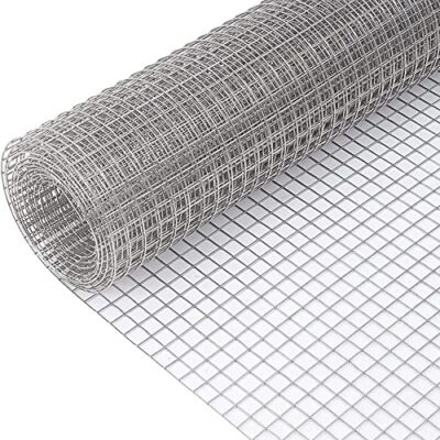 Rouleau grillage anti-taupe galvanisé 30 cm x 6 m – maille métallique contre taupes et rongeurs