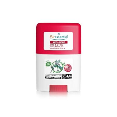 Puressentiel stick répulsif moustiques : protection waterproof pour zones tropicales