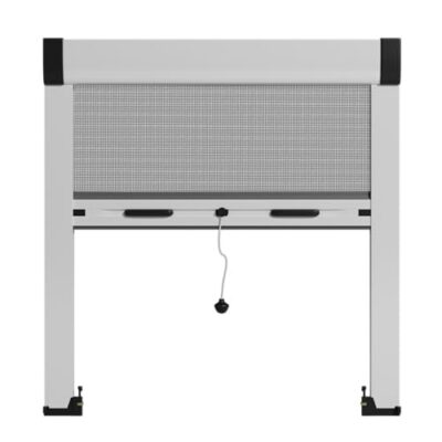 Moustiquaire fenetre enroulable en aluminium sur mesure – prêt à poser, plusieurs couleurs disponibles - Largeur 50 cm à 149 cm Hauteur 50 cm à 149 cm