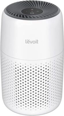 Levoit Purificateur d'air de chambre maison et bureau, filtration efficace anti allergies et odeurs, silencieux, avec Éponge d'aromathérapie, 7W, 3 vitesses, Air Purifier HEPA
