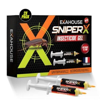 Exahouse 2x Seringue de gel insecticide Anti Cafards (20 g)
