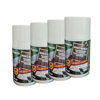 Insecticide 4x250ml Insect-O-Matic Anti-Mouches Anti-Moustiques Anti-Insectes Rampants et Volants (4)