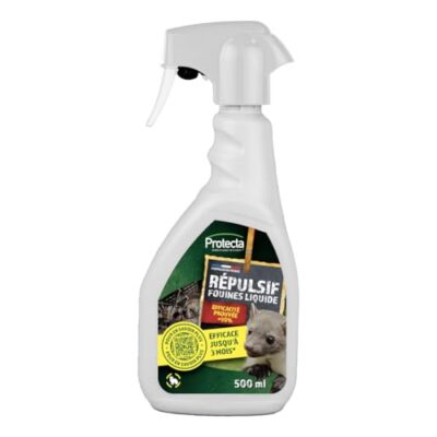Répulsif fouines et martres Protecta – spray 500 ml à la menthe poivrée et lavande