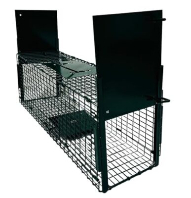 Paladian Piège à Animaux 60 cm en Acier - Nasse pour Souris, Rats et Autres rongeurs - Format Pliable, économique et réutilisable - Usage intérieur et extérieur - 60x18x20 - Marque Française