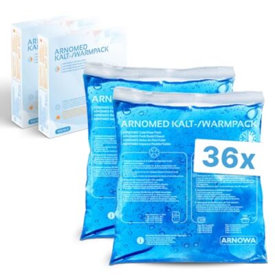ARNOMED® poches de gel réutilisables : compresses chaudes et froides, lot de 36