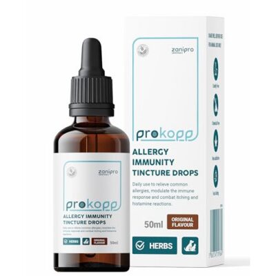 Zanipro Soulagement des démangeaisons cutanées pour Chiens et Chats – Chardon-Marie – Anti-démangeaisons Antihistaminique pour soulager Les démangeaisons et Les Allergies | 50ml