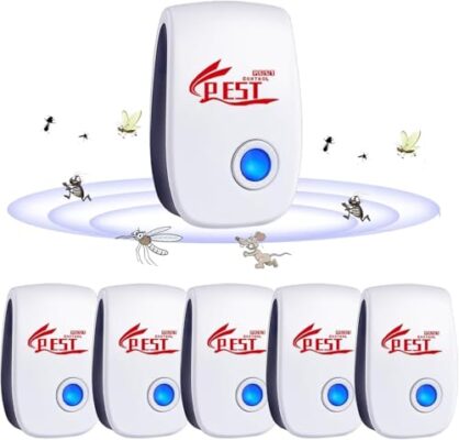 Répulsif Ultrason Anti Moustique - 6 pcs - Répulsif Électronique Insecte