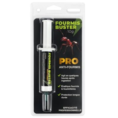 Fourmis Buster gel anti-fourmis : traitement prêt à l’emploi pour intérieur et extérieur